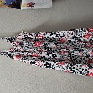 Red/Black floral sundress